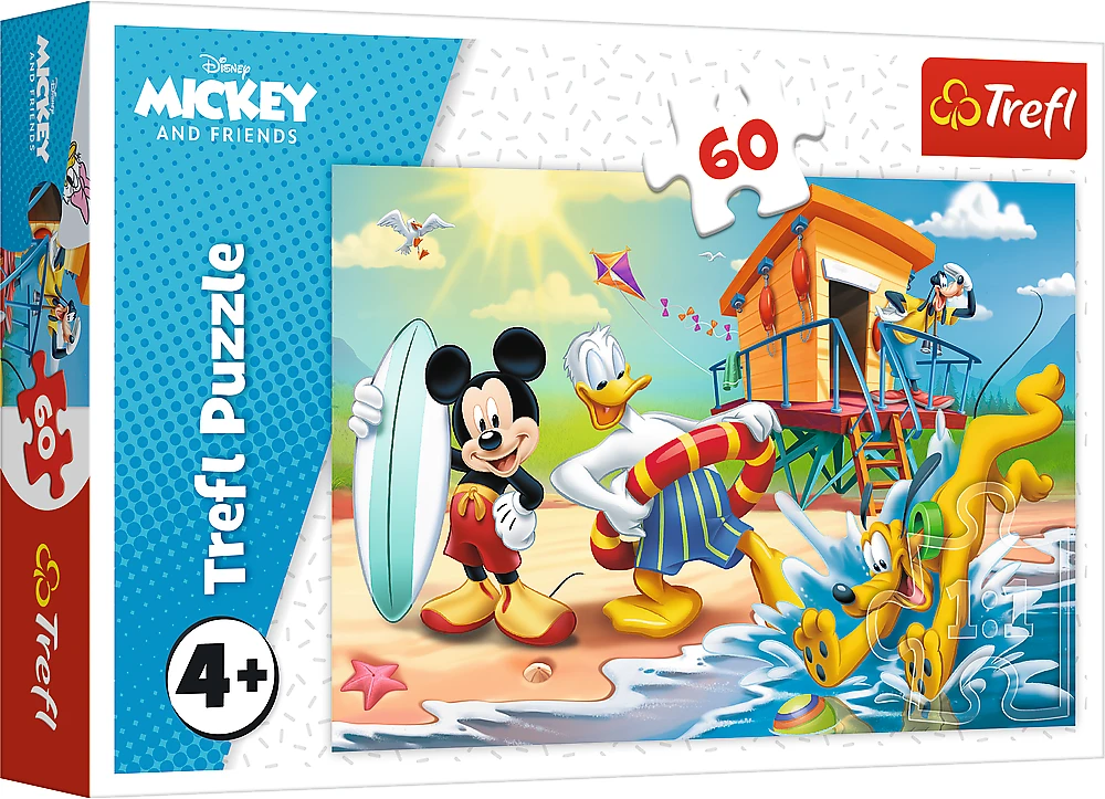 Trefl Dėlionė 60 vnt. - Peliukas Mikis (Mickey Mouse)