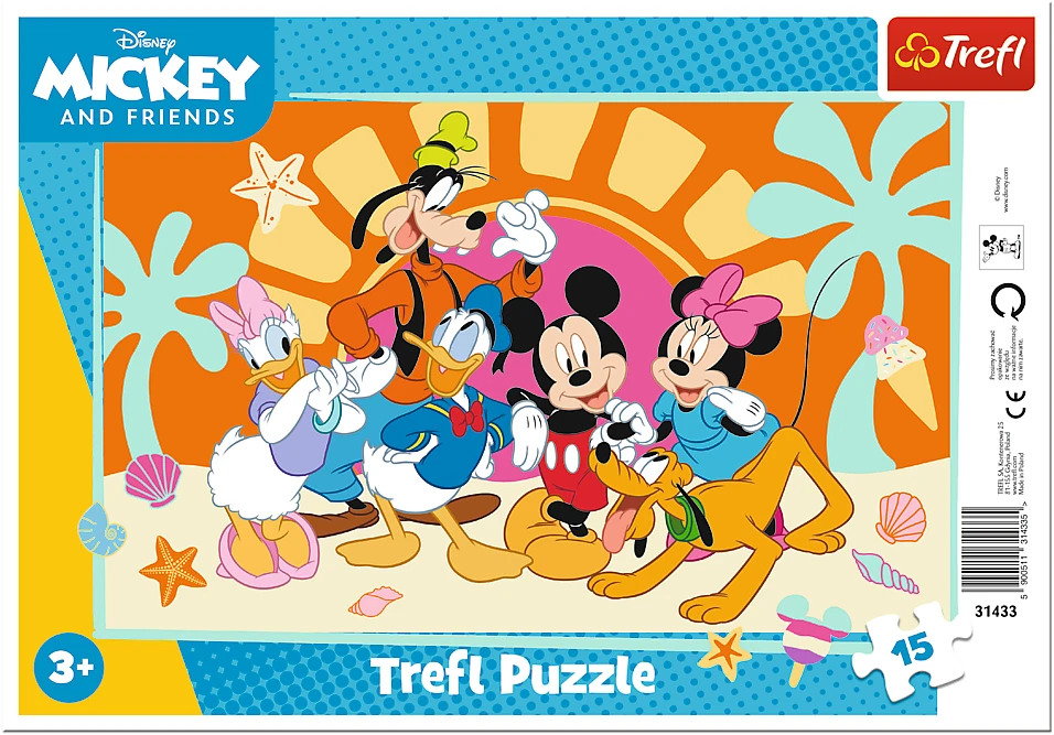 TREFL DISNEY dėlionė „Peliukas Mikis“, 15 det.