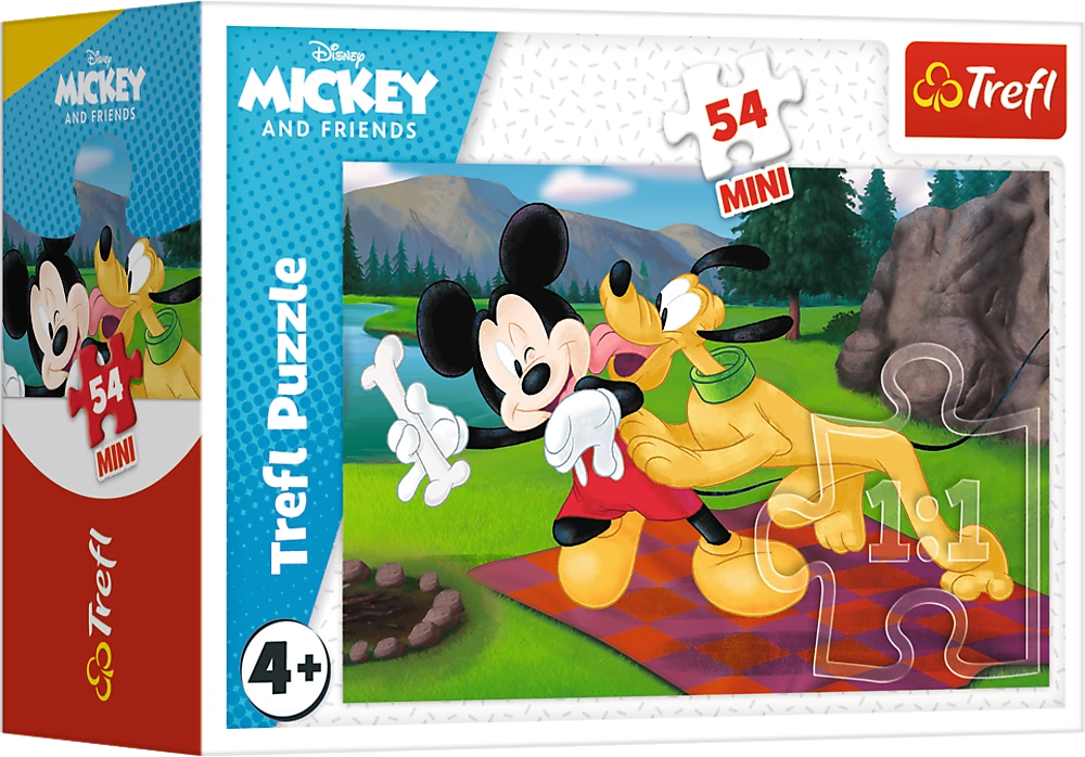 TREFL DISNEY dėlionė „Peliukas Mikis“ 54 det.
