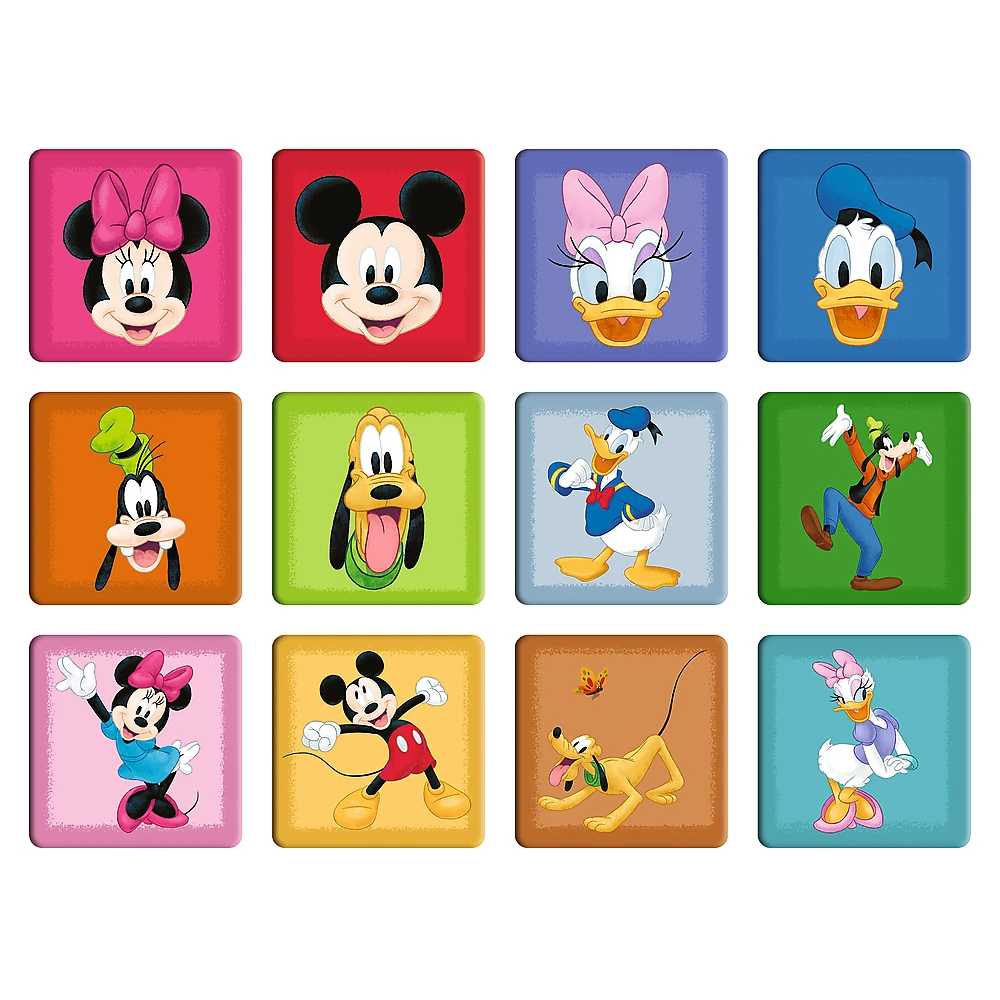 TREFL DISNEY „Peliukas Mikis" 30+ 48+ 24 memo kortelės dėlionė-žaidimas