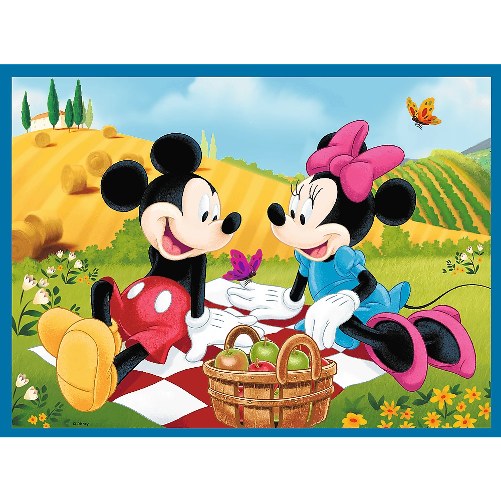 TREFL DISNEY „Peliukas Mikis" 30+ 48+ 24 memo kortelės dėlionė-žaidimas