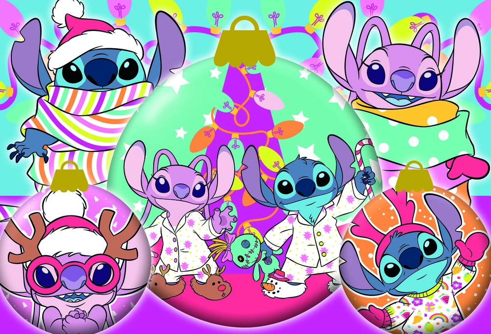 TREFL DISNEY STITCH Dėlionė „Kalėdos“, 100 det.