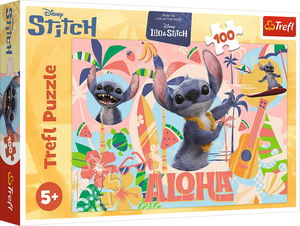 TREFL DISNEY STITCH Dėlionė „Stičas ir draugai“, 100 det.