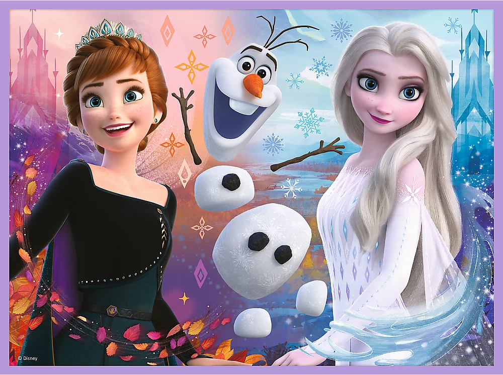 FROZEN TREFL 30+48 det. dėlionė-žaidimas „Ledo šalis 2“