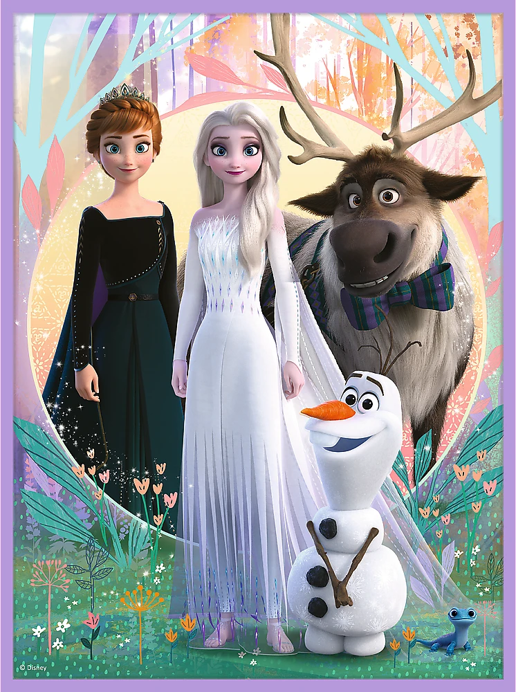 FROZEN TREFL 30+48 det. dėlionė-žaidimas „Ledo šalis 2“