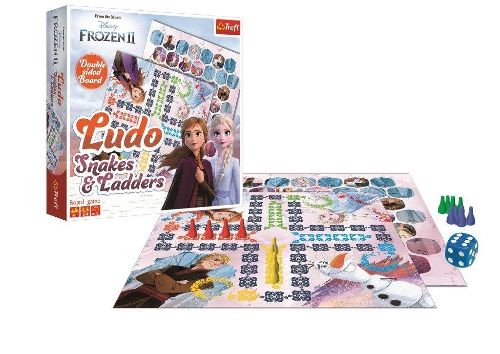 TREFL FROZEN Žaidimas „Gyvatės ir kopėčios: Ledo šalis 2“