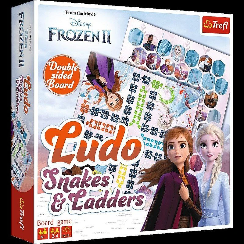 TREFL FROZEN Žaidimas „Gyvatės ir kopėčios: Ledo šalis 2“