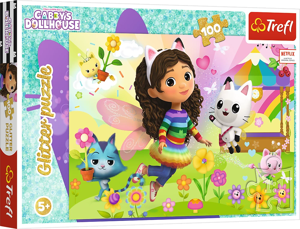 Trefl dėlionė 100 vnt. - Gabby's Dollhouse
