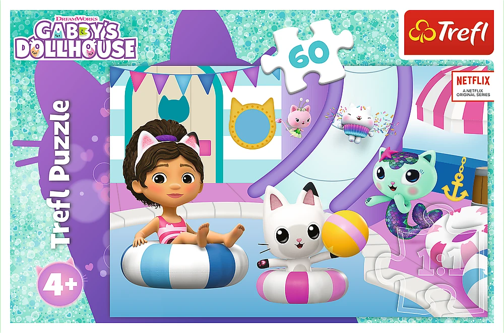 Trefl Dėlionė 60 vnt. - Gabby's Dollhouse