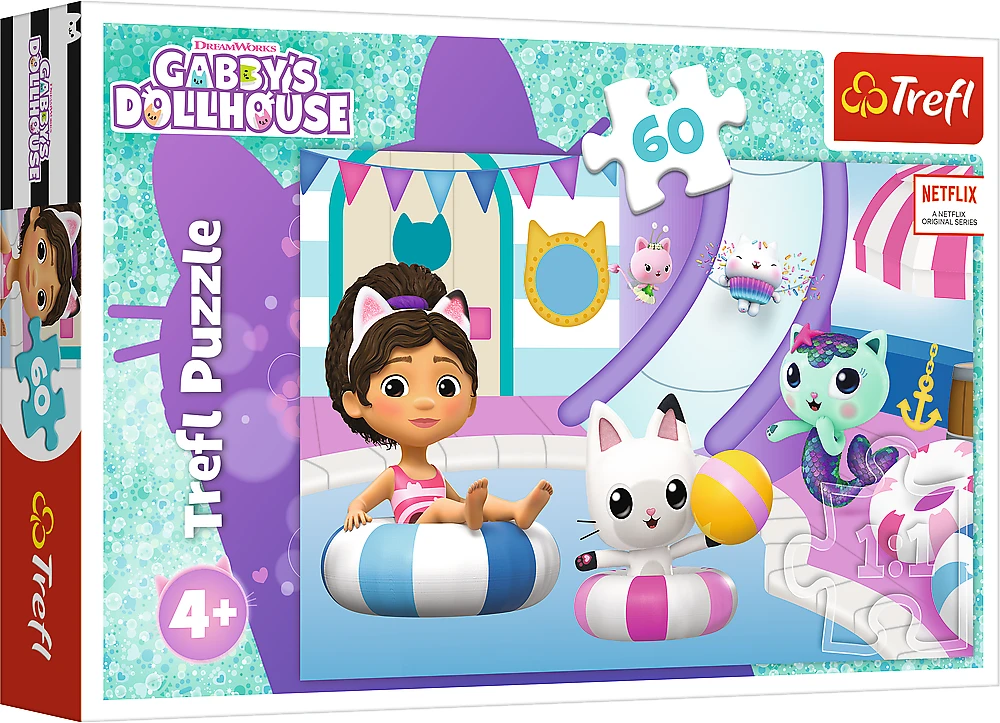 Trefl Dėlionė 60 vnt. - Gabby's Dollhouse