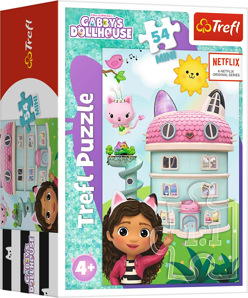 Gabby's Dollhouse GABBY´S DOLLHOUSE TREFL mini dėlionė, 54 det.