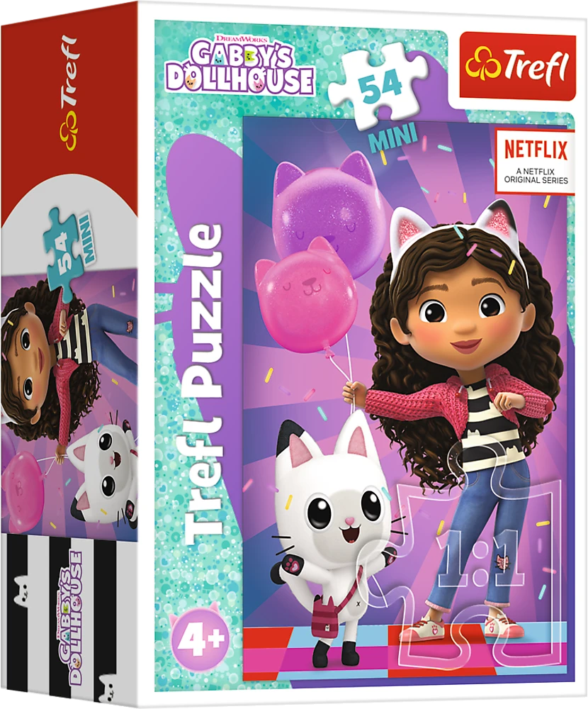 Gabby's Dollhouse GABBY´S DOLLHOUSE TREFL mini dėlionė, 54 det.