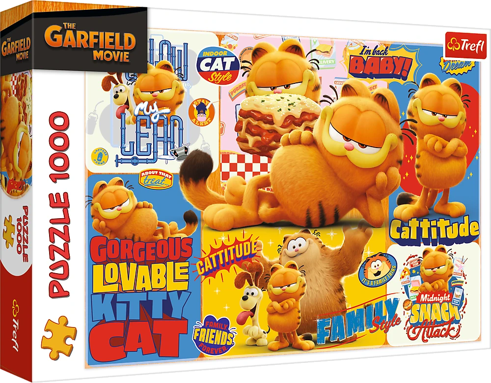 Trefl Dėlionė 1000 vnt. - Garfildas