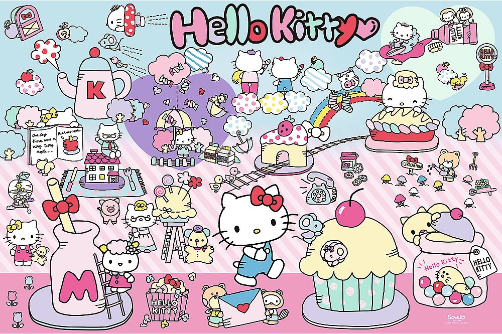 Trefl Dėlionė 300 vnt. - Hello Kitty