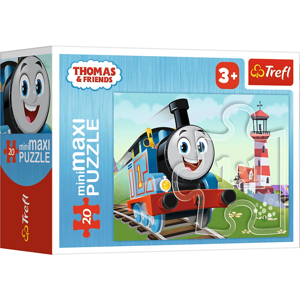 Trefl dėlionė 20x4 vnt. - Traukinukas Tomas