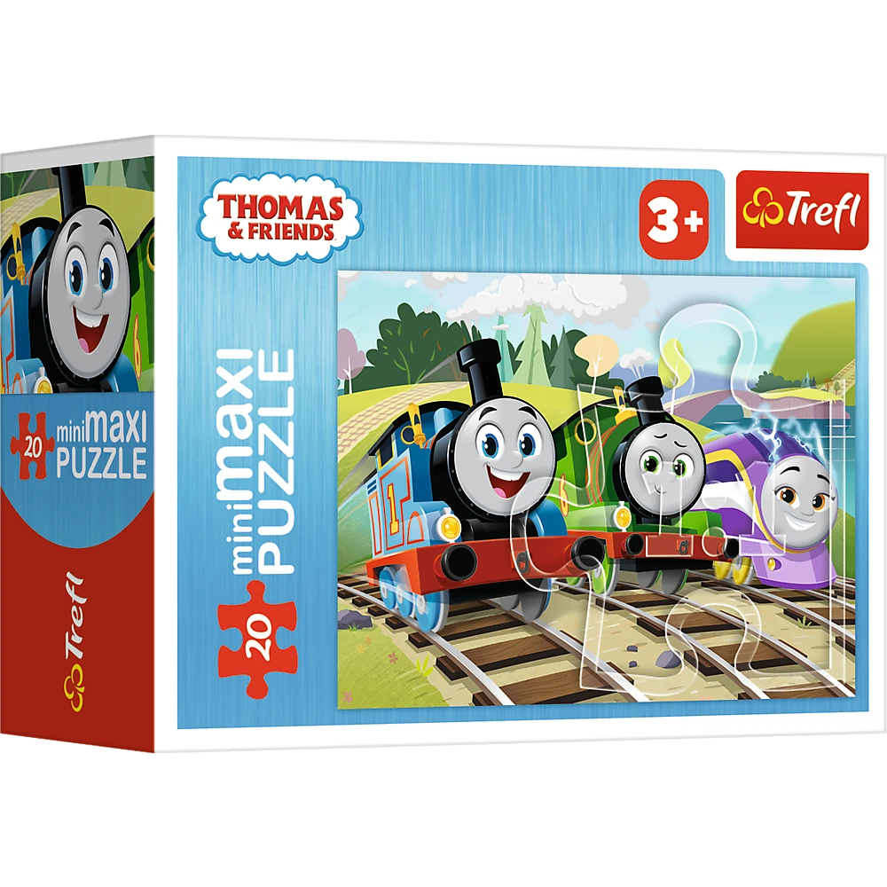 Trefl dėlionė 20x4 vnt. - Traukinukas Tomas