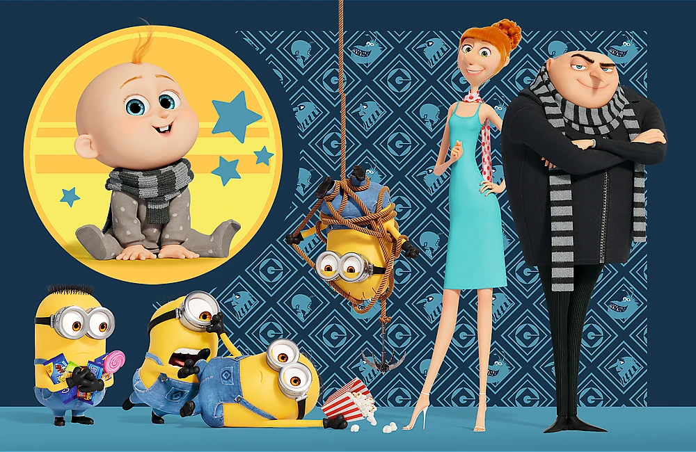 TREFL MINIONS mini dėlionė, 54 det.