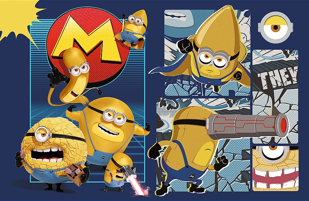 TREFL MINIONS mini dėlionė, 54 det.