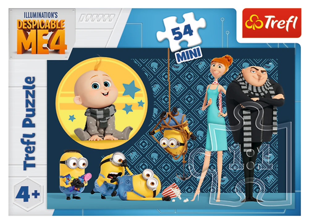 TREFL MINIONS mini dėlionė, 54 det.