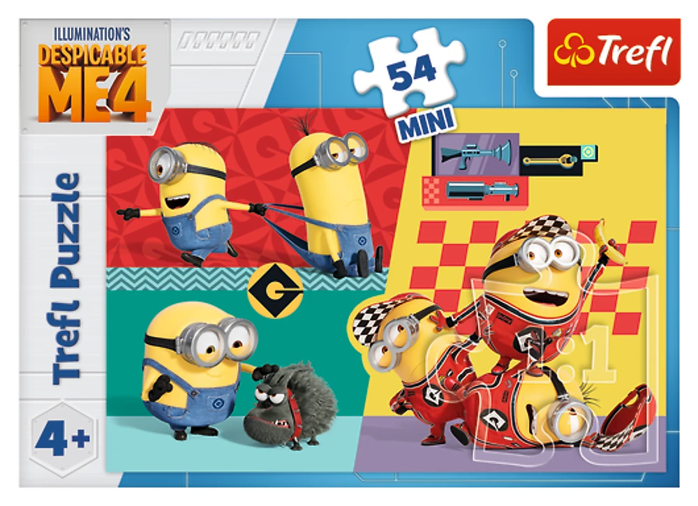 TREFL MINIONS mini dėlionė, 54 det.
