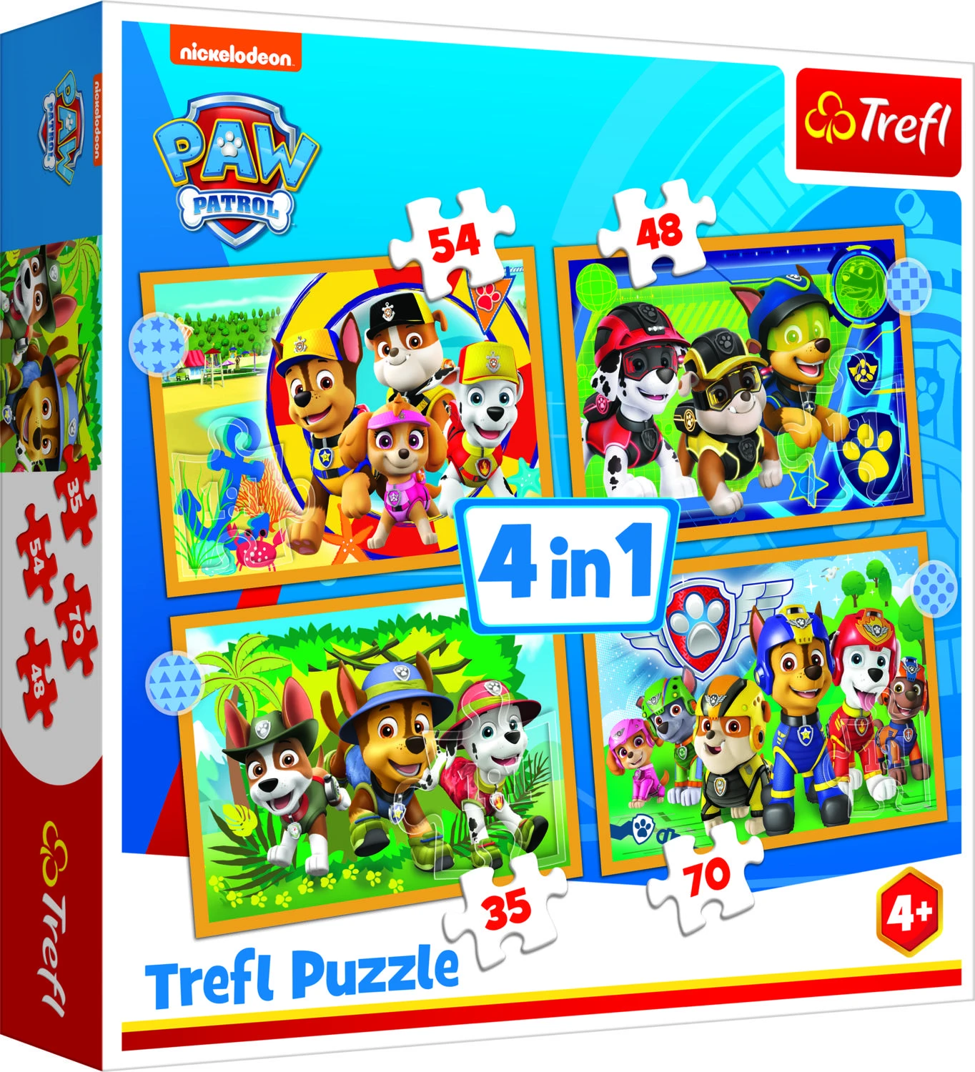 Trefl Dėlionė 207 vnt. - Šunyčiai patruliai (PAW Patrol)