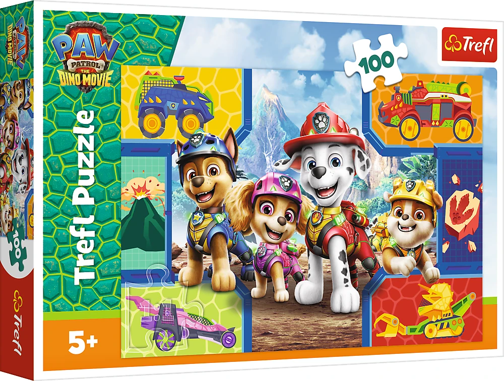 TREFL PAW PATROL dėlionė „Šuniukai-patruliai“, 100 det.