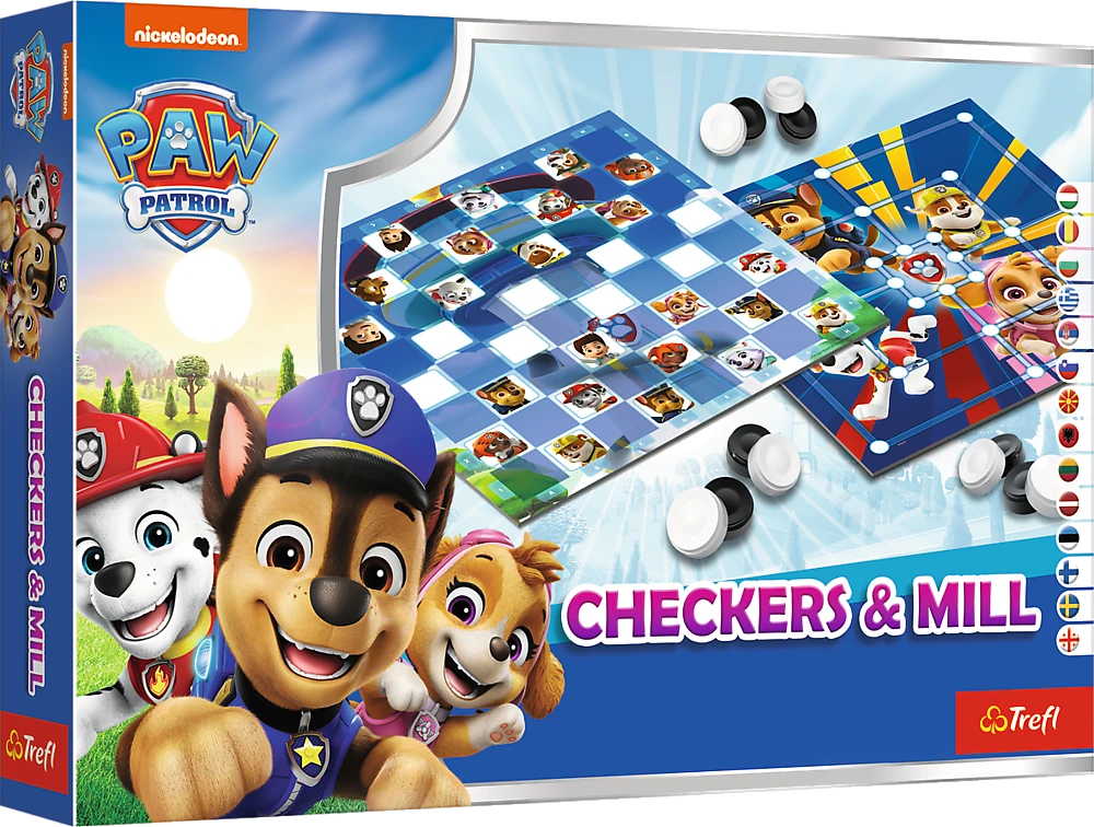 TREFL PAW PATROL Žaidimas „Šaškės ir malūnas“