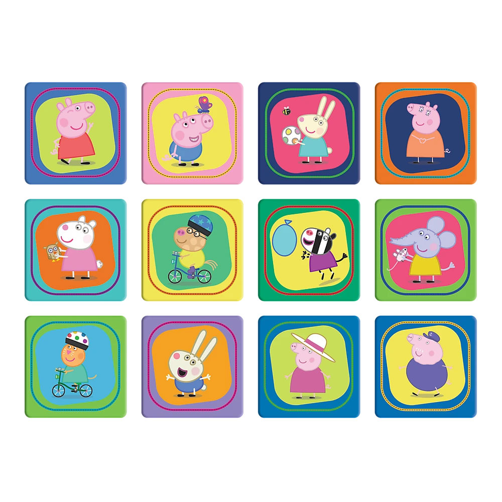 TREFL PEPPA PIG 30+ 48+ 24 memo kortelės, dėlionė-žaidimas „Pepa“