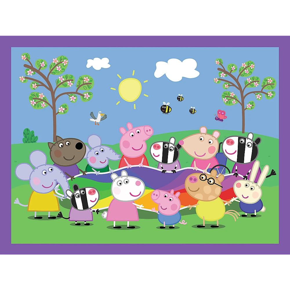 TREFL PEPPA PIG 30+ 48+ 24 memo kortelės, dėlionė-žaidimas „Pepa“