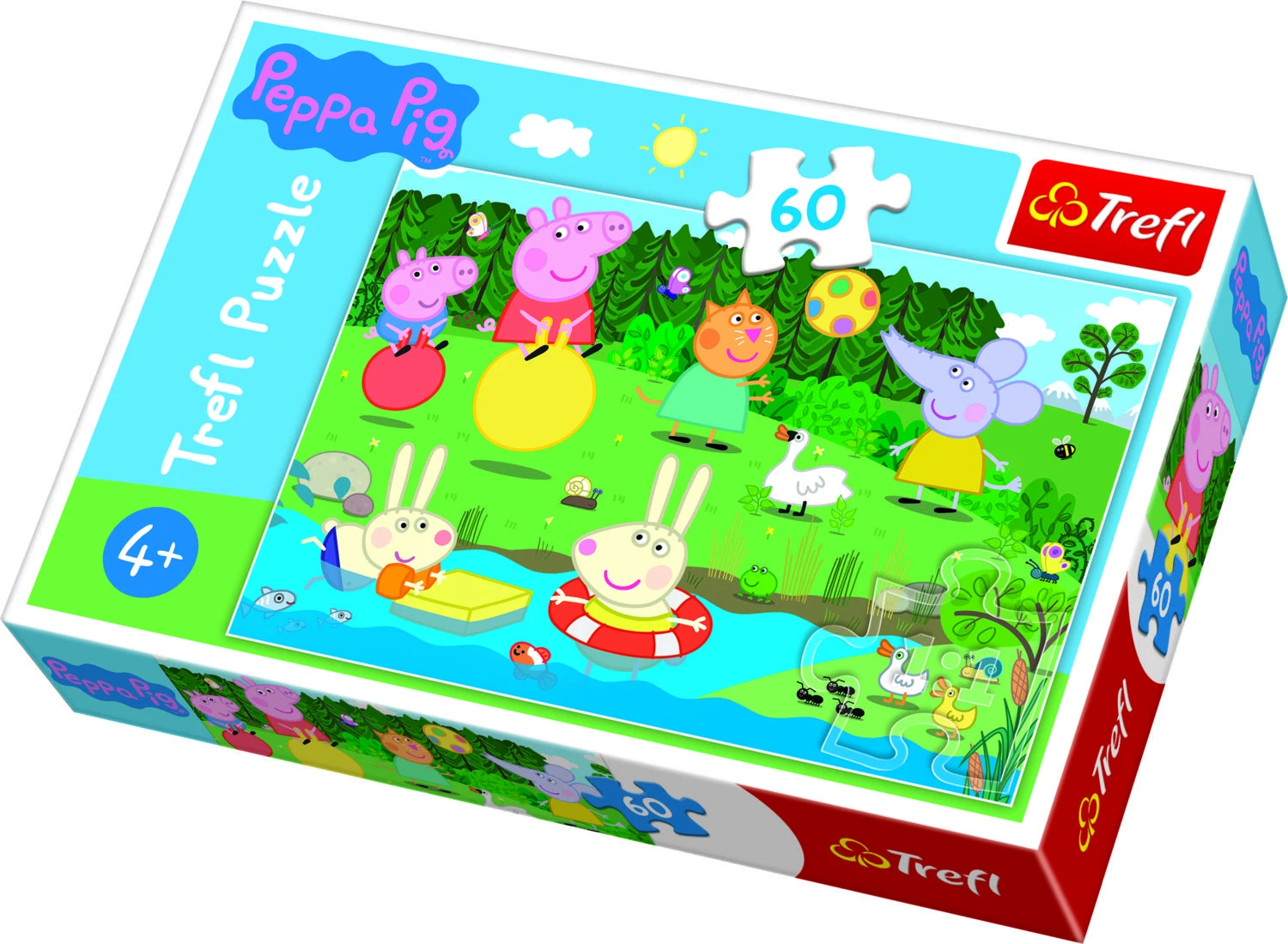 Trefl Dėlionė 60 vnt. - Peppa Pig ir draugai