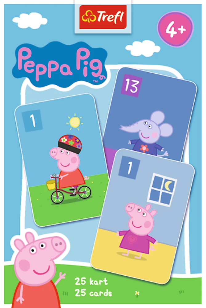 Peppa Pig TREFL Kortų žaidimas „Kiaulytė Pepa“