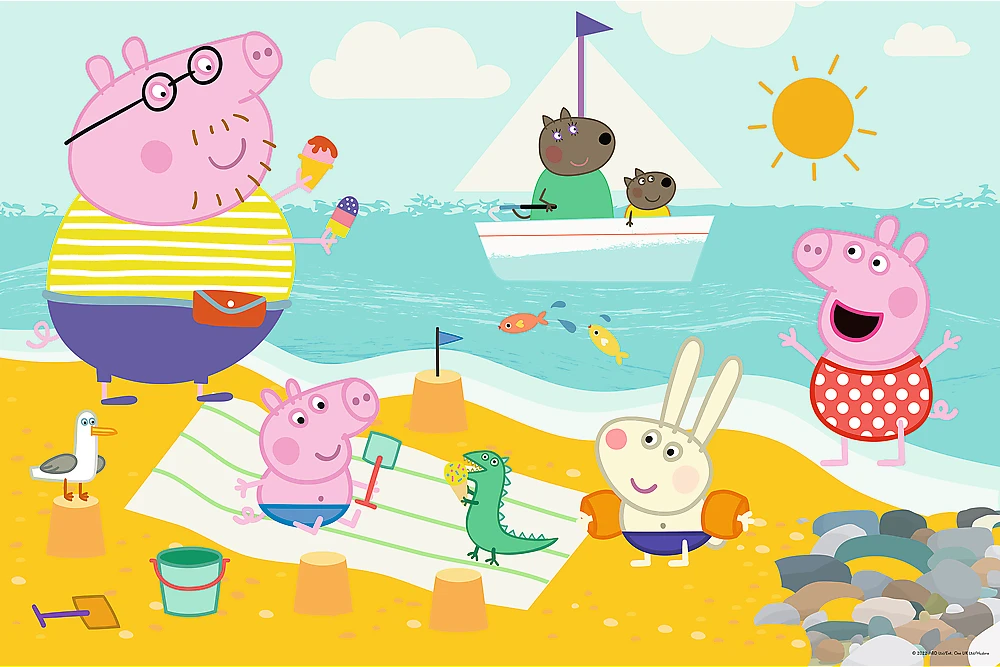 Peppa Pig TREFL Super maxi dėlionė, 24 det.
