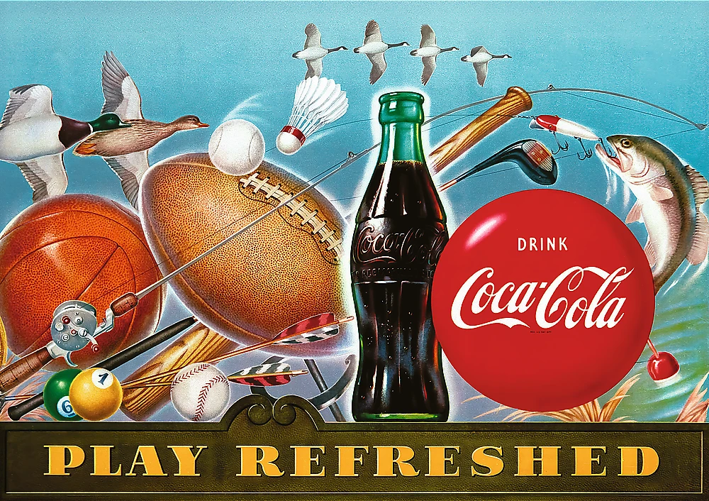Trefl dėlionė 1000 vnt. - Coca-Cola