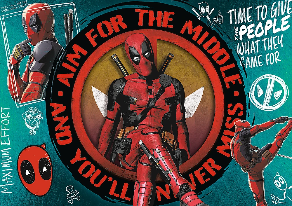 Trefl Dėlionė 1000 vnt. - Deadpool aprašymas - Prekės nuotrauka