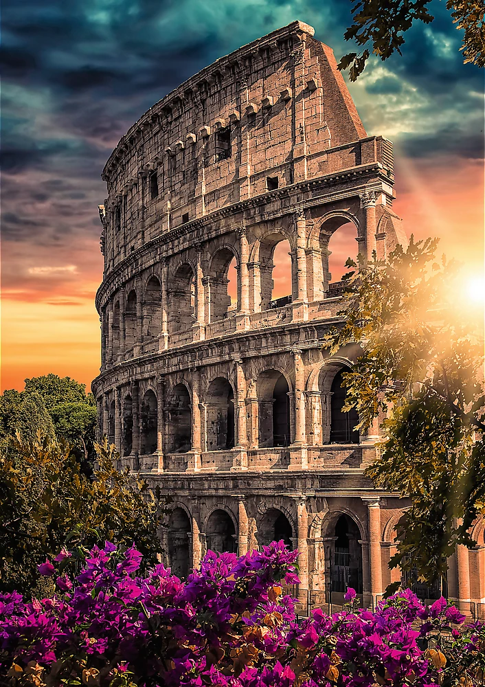 Trefl Dėlionė 1000 vnt. - Koliziejus, Roma