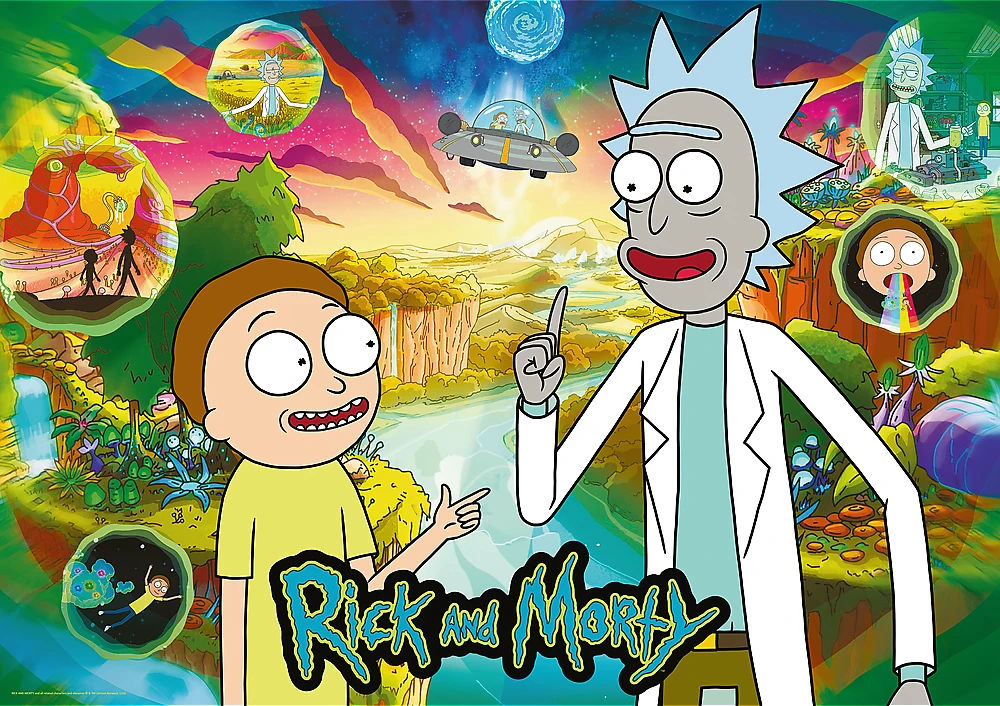 Trefl Dėlionė 1000 vnt. - „Rick and Morty“
