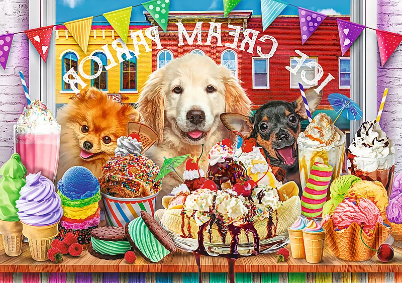 Trefl Dėlionė 1000 vnt. - Mieli gyvūnai