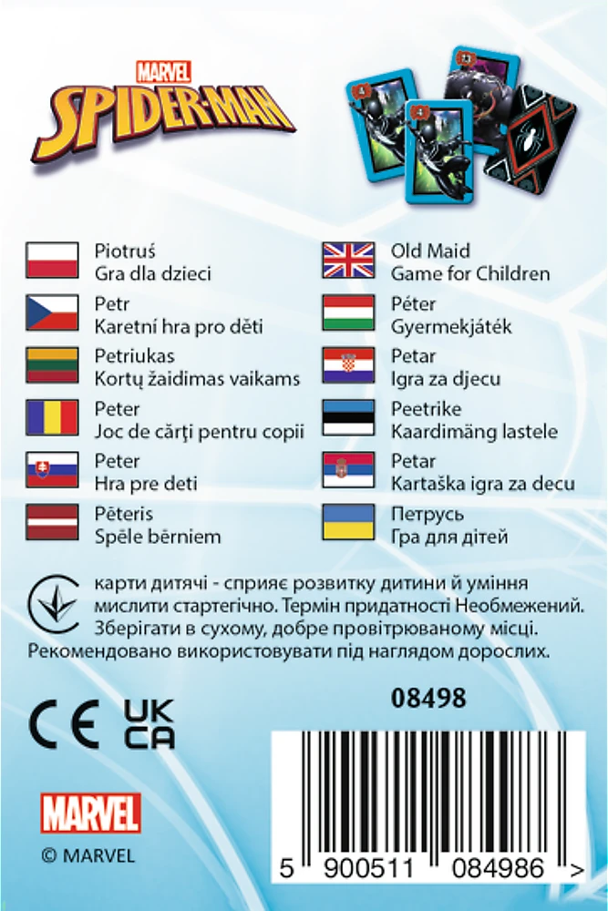SPIDER-MAN TREFL Kortų žaidimas „Žmogus-voras“