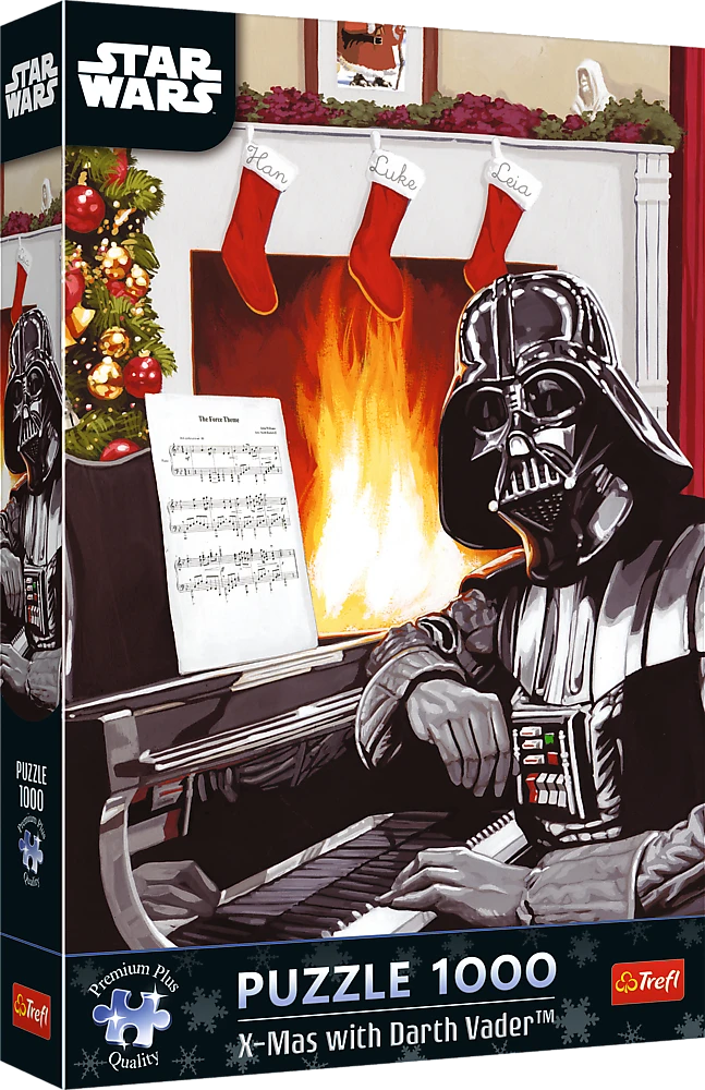 TREFL STAR WARS Premium Plus Dėlionė „Kalėdos su Dartu Veideriu“ 1000 det.