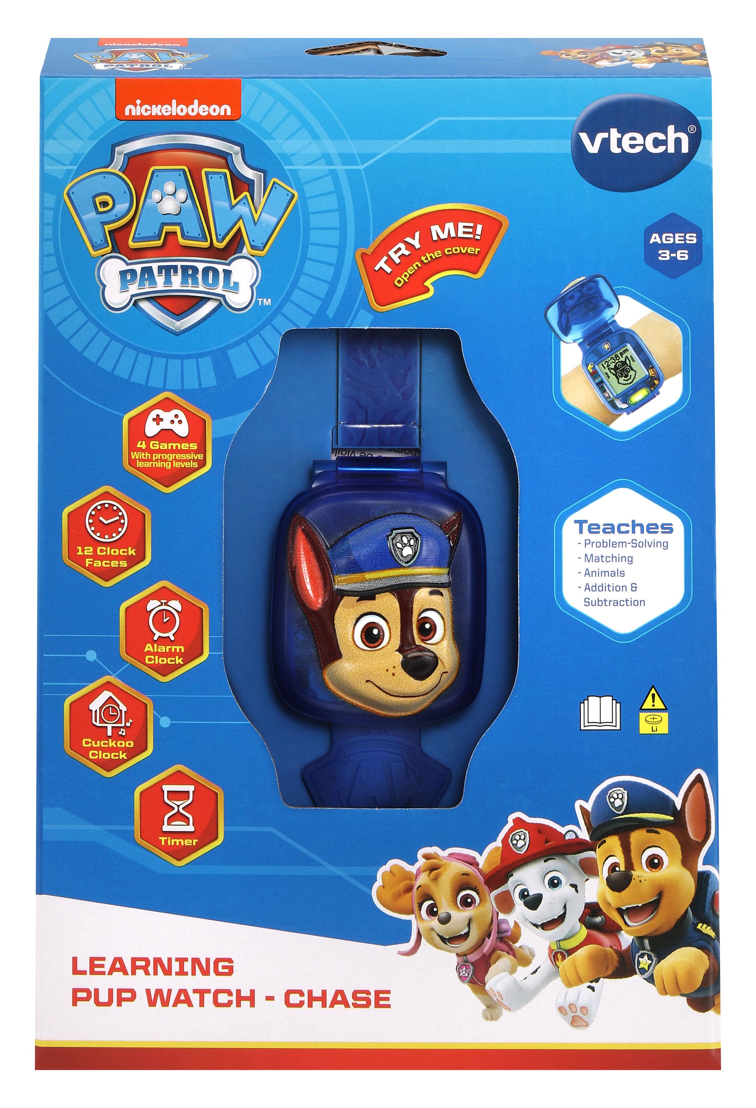 Vtech PAW PATROL Mokomasis laikrodis „Chase" (Anglų kalba)