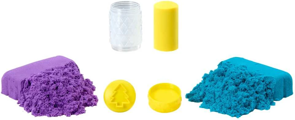 MGA WONDER FACTORY NEVER DRY Kinetinio smėlio ir modelino rinkinys „Mega Bag“