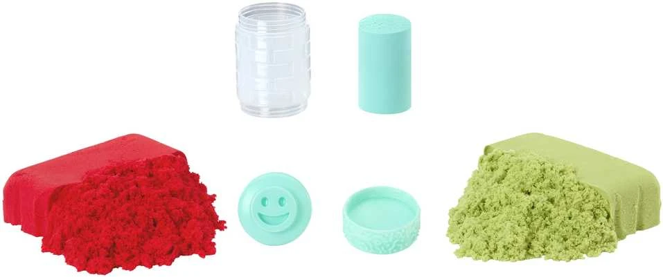 MGA WONDER FACTORY NEVER DRY Kinetinio smėlio ir modelino rinkinys „Mega Bag“
