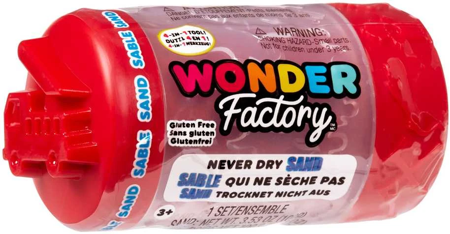 WONDER FACTORY NEVER DRY Kinetinis smėlis, 1 vnt.