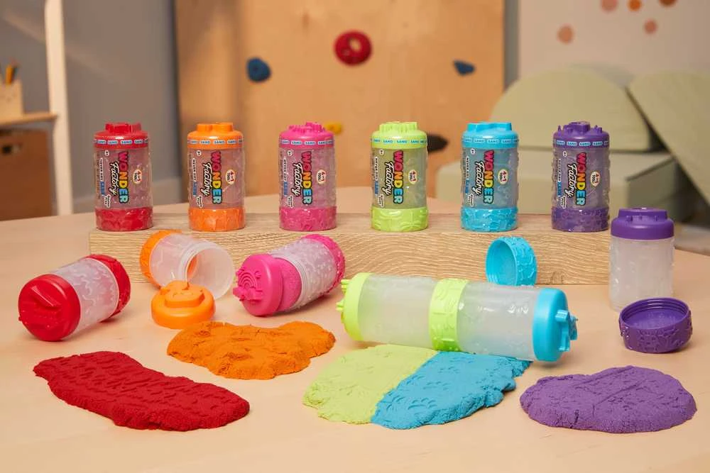WONDER FACTORY NEVER DRY Kinetinis smėlis, 1 vnt.