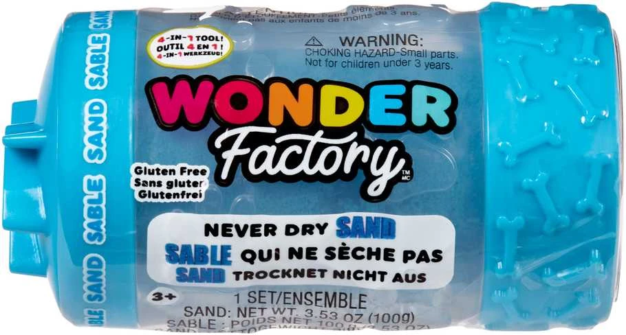 WONDER FACTORY NEVER DRY Kinetinis smėlis, 1 vnt.