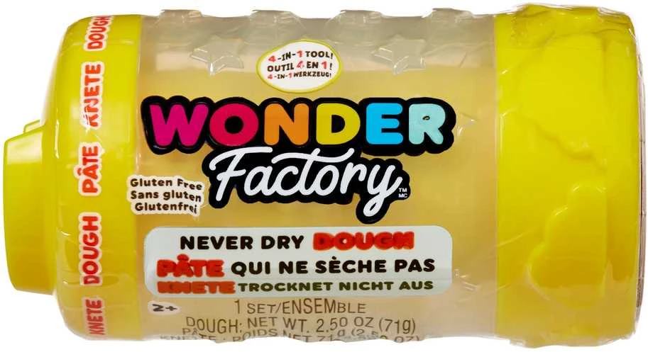 MGA Modelino masė Wonder Factory geltona 594970