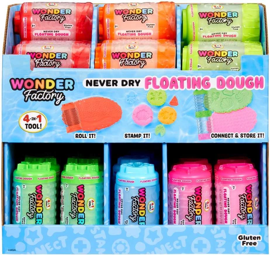 WONDER FACTORY NEVER DRY Plūduriuojantis modelinas