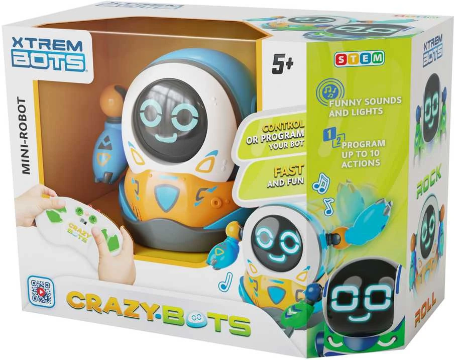 XTREM BOTS CRAZY BOT Robotas ROLL