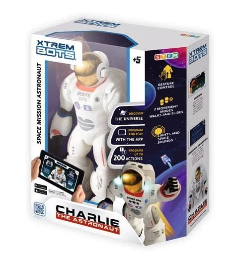 BLUE ROCKET Robotas-astronautas CHARLIE