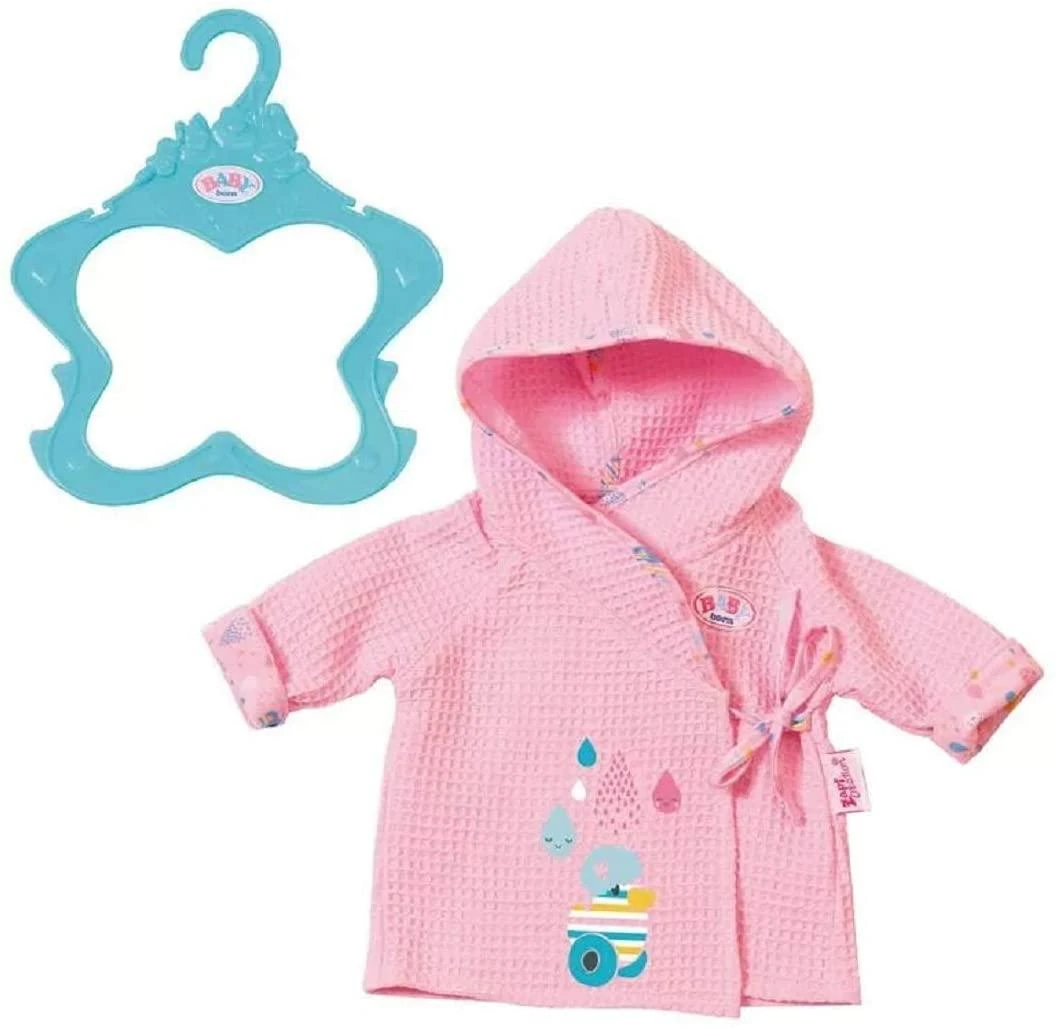 Zapf BABY born Bath Bathrobes 2 assorted Lėlės drabužių rinkinys
